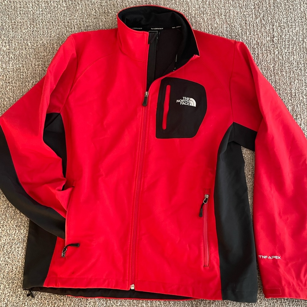 North face zip up winter jacket
